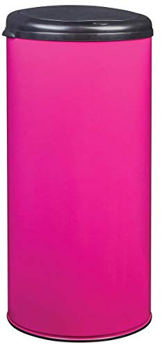Poubelle à Ouverture par Pression, 45 L, Rose Telemagenta