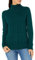 Amazon Essentials Jersey de Cuello Vuelto y Punto Cable de Tipo Pescador (Disponible en Tallas Grandes) Mujer, Verde Bosque, M