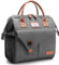 Lekesky Kühltasche Damen Lunchtasche Isolierte für Frauen Auslaufsichere Weit Geöffnete Lunchbox, 11L, Grau2