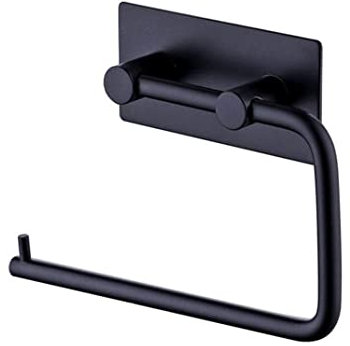 Sunfauo portarrollos baño sin Taladro portarrollos baño Soportes de Rollo de succión para Inodoro Juego de Soporte de Rollo de baño