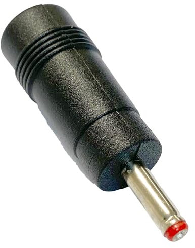 DC Power Adapter 5.5 mm x 2.5 mm to 3.5 mm x 1.3 mm, DC in line socket Female to DC Male Plug, Coaxial Power Converter for CCTV Equipment, Video Surveillance Camera, LED lights, Notebook, PC