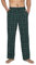 LAPASA Pantalon de Pyjama Homme 100% Coton Léger Bas de Pyjama à Carreaux Vêtements de Nuit & de Détente Maison M38 Vert Foncé & Bleu Marine M
