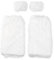 CHICTRY Damen Mädchen Kunstpelz Armstulpen Plüsch Beinwärmer Set Fell Pulswärmer Bein Warmers Knöchel Warm für Winter Outdoor Weiß A One Size
