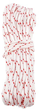 3.5 mm Pull Cord for Lawnmower, 5 metres / 16 ft Long Lawn Mower Replacement Pull Cord for Recoil Starter, Compatible with Husqvarna Craftsman Chainsaw Rope Replacement, Lawn Mower Trimmer