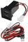 Be In Your Mind - Juego de 2 paquetes de cableado de repuesto para cargador USB de doble estilo OEM compatible con VW T5 2003-2009 puertos de cargador de teléfono USB Dual OEM 2 x 2,1 A 12 V - 17 V