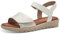 Jana 8-28265-42, Sandali bassi Donna, Bianco Oro , 37 EU