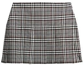 Superdry Damen Vintage Tweed-Minirock mit Falten Mehrfarbig Tweed 36