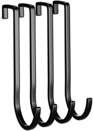 EMHAP© Haken zum einhängen für Magnetleisten [15 Stück] schwarz Aufhänger für Werkzeug - Wandhalterung für Gartengeräte - Gerätehalter Halterungen für Werkzeug Aufbewahrung…