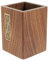 STOBOK Japanische Accessoires Heimzubehör Tisch-stifthalter Kosmetik Bürstenhalter Holz Stifthalter Bürstenhalter Herstellen Zahnausweishalter Büro Nussbaum Fenstergitter Schreibtisch