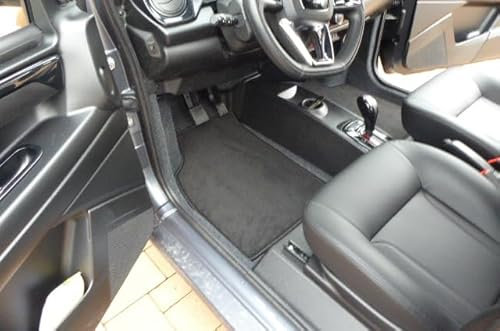 Luxus Velour Fußmatten + Kofferraummatte Teppich passend für Ligier JS50 JS60