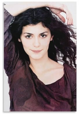Poster French Female Models Audrey Tautou, 3 Poster, coole Kunstwerke, Malerei, Wandkunst, Leinwanddrucke, hängende Bild-Poster, 40 x 60 cm