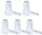 Lot de 5 raccords coudés à 90 °, adaptateur de tuyau réducteur, connecteurs d'irrigation en plastique ondulé pour jardin, aquarium, tuyau d'air, 10 x 6 mm