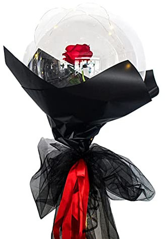 Bouquet de fleurs à LED, bouquet de roses lumineux innovant, bouquet d'anniversaire, ballons de fête prénuptiale faciles à utiliser, centres de table à DEL lumineuses, ensemble de bouquets de ballons