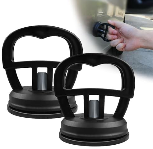 2 pièces Debosselage Carrosserie, Ventouses de Réparation de Voiture,Extracteur Bosses Voiture,Pour réparer les bosses de voiture, le verre, l'écran, le carrelage, etc.