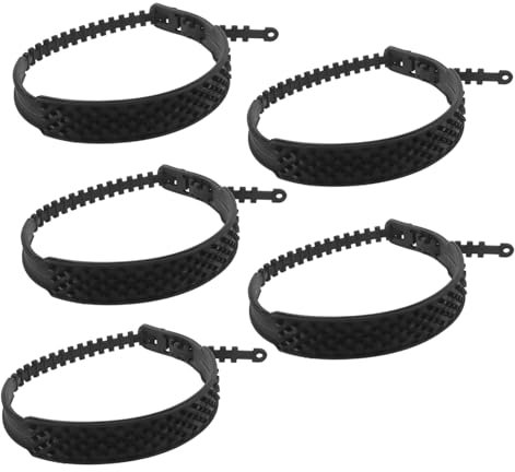 OUNONA 5stücke Winterreifen Schneeketten Teilig Rutschfeste Auto-ketten Aus Tpu Für Pkw Suvs Einfache Installation Verbesserte Traktion Schnee Und Eis