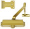 SOPHIA Automatic Door Closer Commercial, Auto Door Closer for Home Size 3 DK500, 3H Fire-Rated Hydraulic Door Closer Residential & Life Size Fitting Template, UL Listed, ANSI Grade 3, Brass