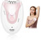 Epilierer für Frauen, 2 Modi, Epilierer für Männer mit LED-Licht, wiederaufladbarer Gesichtshaarentferner für Gesicht, Bikinizone, Körper, Beine, Arm, Kinn, schnurlos, schmerzlos, lockig, grob
