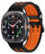 Correa Ajustable para Samsung Galaxy Watch Ultra, Correas Compatible con Smartwatch Ultra 47mm, Ideal para Deportes y Actividades Acuáticas, Resistente al Agua y Polvo. (XNegro Naranja)