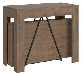 Itamoby, Consolle allungabile 90x42/302 cm Scicca noce