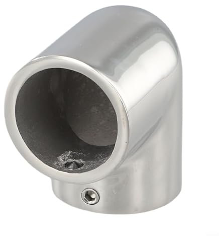316 Edelstahl Boots-Handlauf-Winkelverbinder für Rohre 22 mm, 25 mm und 30 mm (30 mm)
