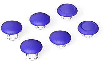 Juego de 6 fundas para palanca de mando, para joystick, mando, mando, accesorios, mando, color rojo