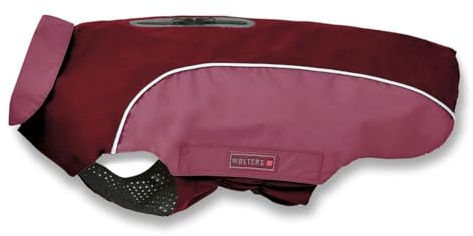 Wolters Regenjacke Easy Rain | Perfekter Schutz bei Regenwetter für Hunde | Farbe Dunkelrot Gr. 46 (Rückenlänge 45-47 cm)