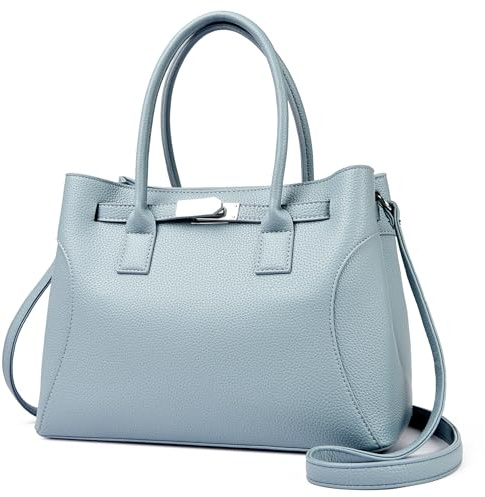 Travistar Handtasche Damen Mittelgroß Umhängetasche Damen Tasche Elegante Schultertasche Kunstleder Crossbody Bag Mode Henkeltaschen Beuteltasche mit Abnehmbares Riemen