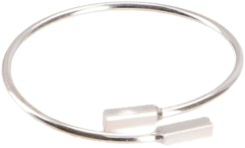 Zierlicher offener Silberring für Frauen, anpassbar, elegant, leicht