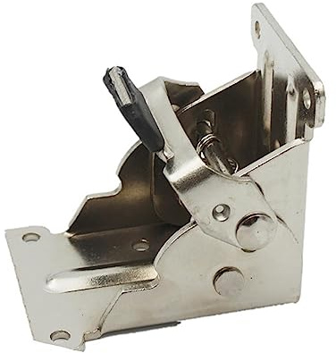 Supports pour pieds de table pliante, Charnières pliantes en métal, autobloquantes, for supports de pieds Table, multicolores, paquet 2(Silver)