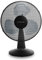 TROTEC Tischventilator TVE 17, geräuscharmer Ventilator, 40 Watt, 3 Gebläsestufen, 80°-Oszillation, 40 cm Flügeldurchmesser, schwarz, kippfester Stand