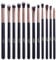MSQ 12pcs Eye Makeup Brush Set Pro Eyeshadow Makeup Brushes Set Premium Synthetic Eyeshadow Brushes for Concealer Eyebrow Eyeliner Eyeshadow Blending Rose Gold