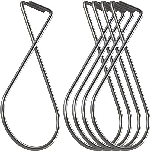 ATLIN Ceiling Hooks (100 Pack) - Drop Ceiling Clips great for Wedding Decorations and Classroom Decorations - T-Bar Clip fits Drop Ceilings, Suspended Ceilings, Tile Ceiling, and Grid Ceiling
