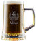 Calledelregalo Regalo personalizado para cumpleaños: Jarra de cerveza grabada con el nombre y la edad que tú quieras - Jarra de cristal de 510 ml. con estuche negro de regalo