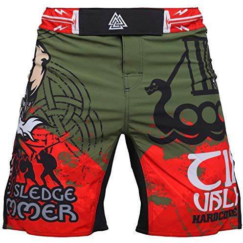 Hardcore Training Hammer Fight Shorts Kurze Hose Herren MMA BJJ Grappling Fitness Boxen Muay Thai No Gi