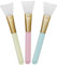 3 Pack Silicone Face Mask Makeup Brushes, Facial Mask Brush Skin Care Beauty Tool Silicone Cosmetic Brush Mud Mask Brush DIY Makeup Tool (Multicolor)