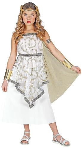 W WIDMANN MILANO Party Fashion - Kinderkostüm Griechische Göttin, Kleid, Römerin, Karneval