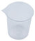 Ogquaton Gobelet doseur en plastique transparent avec verre doseur résistant à la chaleur pour cuisine ou laboratoire (100 ml, 1 pièce) respectueux de l'environnement et pratique