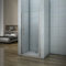 AICA porte de douche pivotante 76x197cm en 6mm verre anticalcaire AICA porte de douche en niche