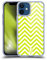 Head Case Designs Lime Green Neon Zigzag Soft Gel Case [Military Grade Protection] Compatible With Apple iPhone 12 Mini
