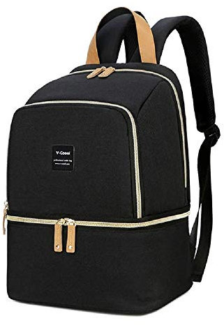 MYWILON Kühltasche für Mahlzeiten, Transport von Muttermilch, Babyflaschen, Milchpumpe, Lunchbox, multifunktional, wasserdicht, Rucksack für Kinder, Erwachsene, für Picknick, Camping, Reise, Arbeit,