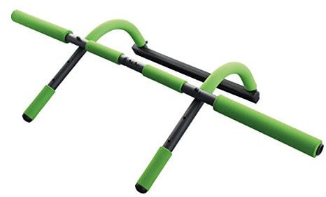 Schildkröt Fitness Barre de Traction Multifonctionnelle 4 en 1, Réglable, 100 kg Maximum, Vert/Noir, 960148