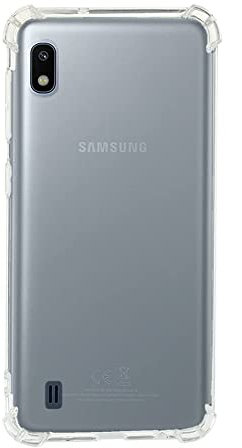 QUITECO Coque pour Samsung Galaxy A10, Housse Protection Souple Silicone TPU avec Coins Renforcés, Transparente
