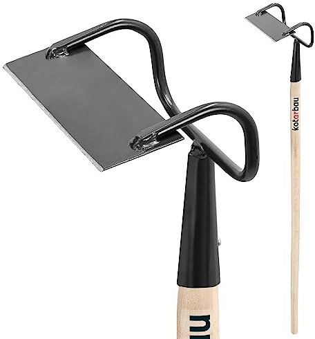 KOTARBAU® Zappa 170 x 50 mm Forma Rettangolare con Manico in Legno 120 cm Attrezzi da Giardino Strumento da Coltivazione del Terreno Zappa con Testa in Acciaio Strumenti Manuali Attrezzi