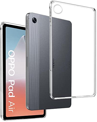 REY Funda Carcasa Gel Transparente para OPPO Pad Air 10,36, Ultra Fina 0,33mm, Silicona TPU de Alta Resistencia y Flexibilidad