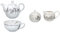 Creative Tops V&A Alice in Wonderland Teapot, Cup, Milk Jug & Sugar Bowl Gift Set, Fine China
