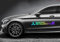 VOLBOZ 2 Stück Auto Emblem Aufkleber für Mitsubishi Outlander ASX Lancer-EX Eclipse Cross, Buchstaben Emblem Aufkleber, Auto Body Abzeichen Sticker, Logo Abzeichen Styling Dekorationsaufkleber,C