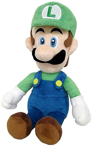 Sanei - Super Mario - Luigi Plüsch - Nintendo lizensiert 26cm