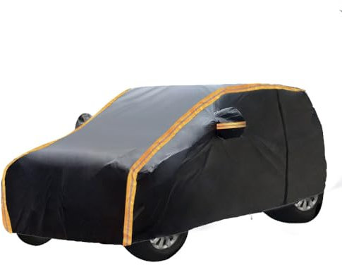 Outdoor Car Cover For Opel Commodore Calibra Cascada City | Waterproof Dustproof Full Cover Car Tarpaulin With Reflective Strips LQHZWYC (Color : Black, Size : Calibra)