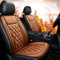 Beheizbare Autositzauflage 1 Paar Sitzauflage Auto Heizung Pkw Sitzauflage 2er Set,Brown
