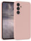 EAZY CASE - Silikonhülle für Samsung Galaxy A55 Hülle Silikon Case Altrosa weich stoßfeste Handyhülle Galaxy A55 Schutzhülle mit Kameraschutz Dünn Premium Schutz Cover Phone Bumper in Pastell Rosa